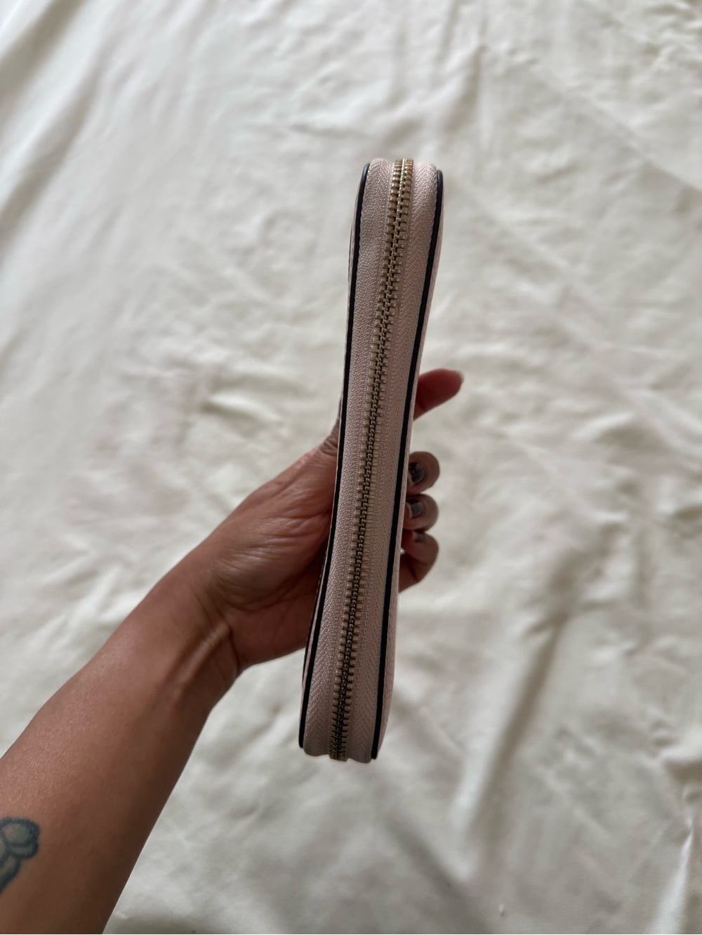 KATE SPADE | Pebbled pink leather continental wallet - Picture 5 of 7
